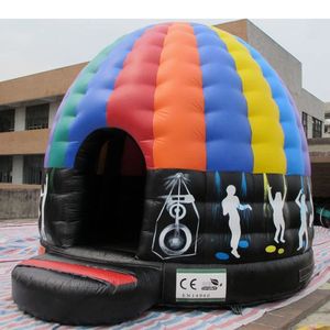 4mD (13.2ft) With blower wholesale New Inflatable Disco Bouncer Music Discos House Castle dance dome tent for sale