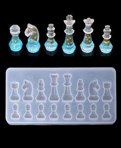 International Chess Shape Silicone Mold DIY Clay UV Epoxy Resin Mold Pendant Molds for jewelry9764698