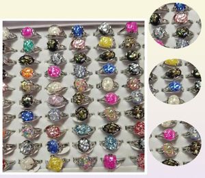 Cały FSHION 30PCLOlot Vintage Pierfrands Pierścienie mieszane i kształtują kobiety biżuterii mody 5583231