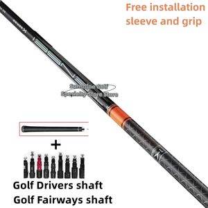 Golf Shaft Tensei Pro Orange 1K Golf Drivers Shaft Wood Shaft SRRS Flex Graphite Axe Free Montering Hylsa och grepp 240124