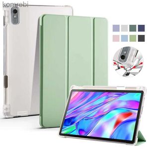 レノボのタブレットPCケースバッグP11 Gen 2 Gen2 Case with Pen Holder PU Leather Soft Back Stand Cover for Lenovo Tab P11 2nd Gen Case TB350Ful240217