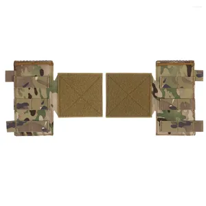 Jaquetas de caça equipamento tático peito placa lateral acessório molle colete militar d3cr 3 4 hspstyle painel entrada g-fivela fixação
