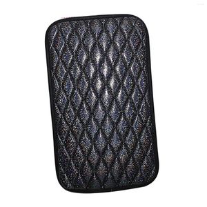 Interiörstillbehör Bil Armest Pad Cover Center Console Box Pads Cushion Cover för Automobiles Truck Van Auto Minivans