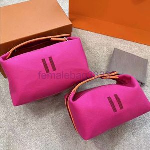 Womens Mens make up lunch tote Designer Bags luxurys handbags wash pouch cosmetic toiletry orange bag makeup Organizer Stock storage travel clutch nylon canvas bag