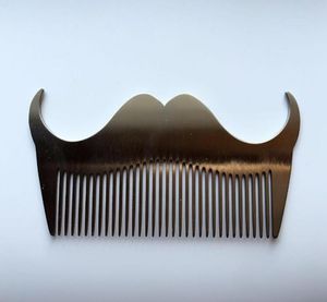 1Pc selling Stainless Steel Beard Shaping Template Comb Trim Tool Shaving Tool Combs2358055