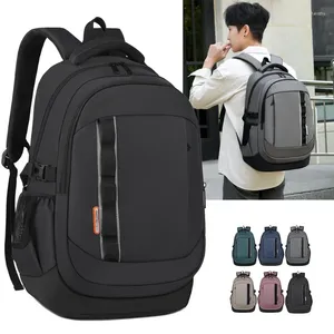 Mochila Multifuncional Business Men's Grande Capacidade Viagem Impermeável High School College Boy Bag Laptop