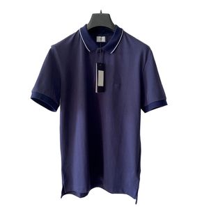 Män polo skjorta avslappnad affär toppstonny broderi polos skjortor manlig kort ärm överdimensionerade lapel tees 2024 designer affärskontor tees tees