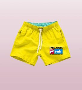 Men039s shorts verão pelágico pesca correndo dos homens esportes jogging ginásio de fitness secagem rápida praia curto troncos de natação zwembroek3379862