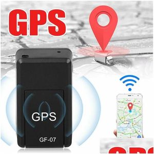 Gps Car & Accessories Car Accessories New Mini Find Lost Device Gf-07 Tracker Real Time Tracking Anti-Theft Anti-Lost Locator Strong M Dh8Bh