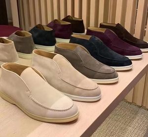 LP PIANAS Open Walk Suede Sneaker Shoes Women casual shoe Men Slip-On Walking Flats classic ankle boot Luxury Designer desert boots factory footwears