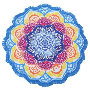 Altri articoli per feste festive Asciugamano da spiaggia rotondo Hippie/Coperta Boho Mandala/Telo indiano Decorazione tovaglia bohémien/Tappetino yoga Medit Dhrdy