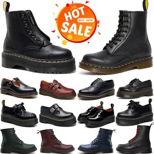 Doc Martens Boots Women Marten Bott Martin Bottes Designer Platforma Sneakery ciepłe na zewnątrz swobodne buty męskie Buty Klasyczne śnieg zimowe botki martins