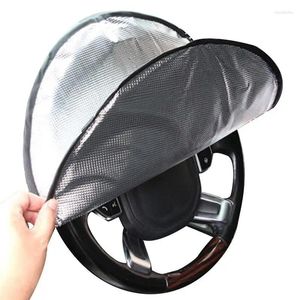 Steering Wheel Covers Car Sun Cover Automobile Styling Anti UV Protector Universal Heat For Vehices