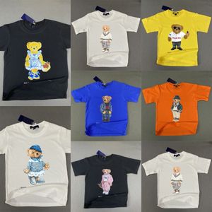 Barn tshirts pojkar flickor polos kläder kort ärm lapel designer t-shirts barn sommartröjor märke topps småbarn ungdom polo pojke tjej casual tees b3cd#