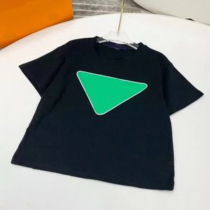 Trendy men and women children short sleeved cotton T-shirt top casual and fashionable sports letter print for middle-aged and young children baby