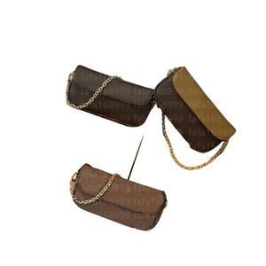 Högkvalitativa designers kedjepåsar mini pochette tillbehör handväska lyxmynt förföljer kvinnor crossbody purse messenger axel väska handväskor