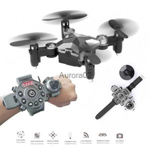 Drönare WiFi Mini Drone Quadcopter Remote Control 4Ch Real Time Video Transmission med kamera Aerial Photography Portable Foldin YQ240217