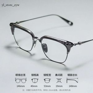 Chromees Top Qualität Herzen Designer Ch Cross Brillengestell Chromes Markensonnenbrille für Männer Frauen Trendy Rundes Gesicht Auge Männlicher Schutz Herz Luxus Brille 957