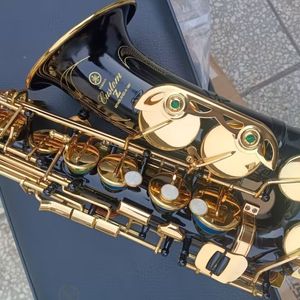 最高品質のブラックプロフェッショナルレベルAlto Saxophone-82z JapanブランドAlto Saxophone E-Flat Issuttr with Case
