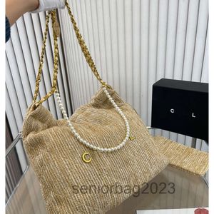 디자이너 Channell CC Bum Bag Handbag Beach Crossbody 토트 어깨 쓰레기 가방 고급 패션 남자 여성 고품질 메이크업 골드 동전 쇼핑 밀짚 가방