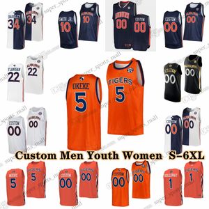 S-6XL Auburn Tigers College Basketball 4 Johni Broome Jerseys 3 Tre Donaldson 0 Johnson 44 Dylan Cardwell 31 Chaney Johnson 5 Chris Moore 24 Lior Berman Muschalek