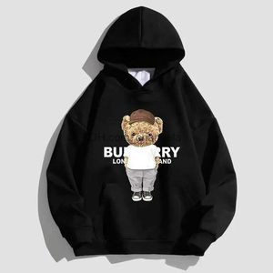 Herrtröjor tröjor lyxiga modemärke pullover roligt brev tryck grafiska toppar kvinnor kläder bomull streetwear plus-size Men hoodies gratis frakt T240217