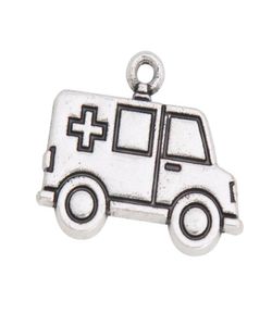 Whole Alloy Vintage Ambulance Car Shape Charms Medical Nurse Doctor Theme Jewlery Charms 1822mm AAC10532141730