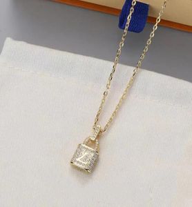 Дизайнерское ожерелье с бриллиантами и сумкой Ожерелье женское039s роскошная цепочка на ключицу модный подарок на День Святого Валентина039s хороший nice5731894