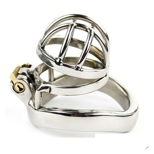 Andra hälsoskönhetsartiklar Rostfritt stål Super Small Male Chastity Device Metal Cage A78 Drop Delivery Health Beauty DHPTR