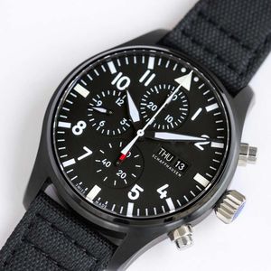 Designer IWC Uhr Herren Pilotenuhren 5A hochwertiges mechanisches Uhrwerk Uhren 43mm Herrenuhr Chronograph Datum Armbanduhr Super-LumiNova Montre W5CU