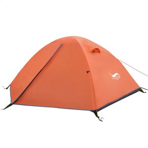 Desert Fox 2-Personen-Zelt, leichtes 3-Jahreszeiten-Rucksackzelt für Paare, Familien, Wandern, Camping, Aluminiumstange, wasserdichtes Zelt 240129