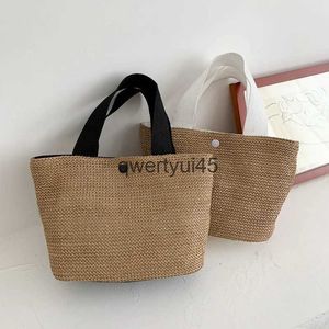 Torby na ramię Fasion Ladies Straw Tkane i bagę Kobiety Summer Oliday Beac Casual Totes Top andle Elegancki retro Soulderh24217