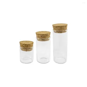 Bottles 50pcs 10ml 15ml 25ml Mini Glass With Corks Clear Vial Jars Containers For Storage