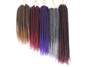 Tomo Hair 22ROOTSPACK KANEKALON CROCHET 브레이드 세네갈 끈기 머리 확장 12 QUOT 14QUOT 16QUOT 18QUOT 20Q8384610