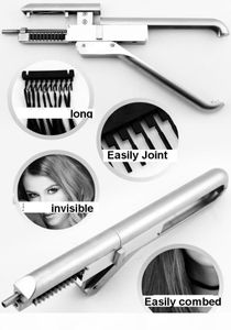 Novas extensões de cabelo 6d máquina salão de beleza tratamento de cabelo 6d peruca contection arma dhl5260562