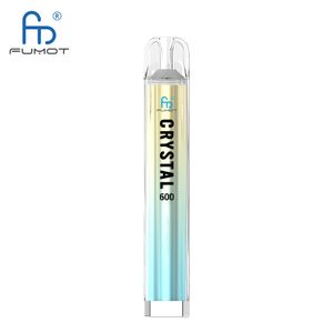 뜨거운 판매 fumot randm crystal 600 퍼프 일회용 vape pod 2ml면 코일 12 맛 사용 가능