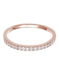 14K Gold Sillling Srebrny CZ Symulowany diamentowy układ Pierścień Eternity Bands for Women Personality Jewelry Prezent Świąteczny 4031314