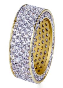 Mężczyźni kobiety zaręczynowe pierścionki ślubne IED Gold Ring Diamond Pierścień Biżuteria Pierścionki Mężczyzna moda Akcesoria 6396415