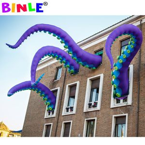 7mH (23ft) with blower wholesale Giant inflatable octopus tentacles with affordable price inflatables octopuss arm leg for Halloween decoration