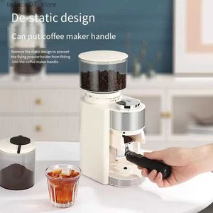 Makers kawy mini regulowany stożka Burr Stal nierdzewna młynka do rąk przenośna kawa młynek do kawy włoska maszyna do kawy urządzenia kuchenne Q240218