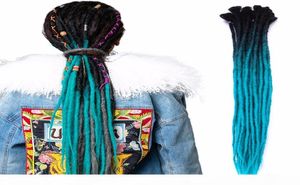 5 Strands Kanekalon Dreadlocks 24 inch Grey Ombre Crochet Braids Synthetic Crochet Hair Extensions 25 Colors Available6761467