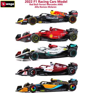 Bburago 143 RB18 75 Mercedes AMG W13 Racing Toys Modellini di veicoli in lega 240118