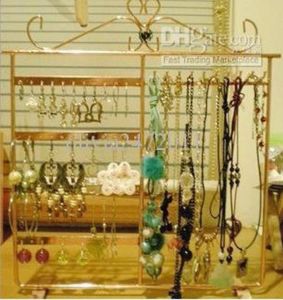 Ny 48 Hole 10 Hook Multifunction Halsband ArmeleteArringsJewelry Display Rack Stand HT12290372