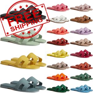 oran sandal free shipping womens slippers designer sandals women slides slide black white red green grey trainers slipper slide sneakers 35-42