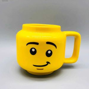 Becher Kreative Cartoon Kaffee Milch Tee Wasser Tasse Nette Lustige Ausdruck Kinder Milch Frühstück Becher Keramik Becher Hause Wasser Tasse T240218