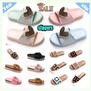 Designer Casual Platform Anti-Kollisions-Stirnband Slides Hausschuhe Männer Frau verschleißfeste Anti-Leder-Sandalen mit weichen Sohlen Strand-Slipper Größe 36-40