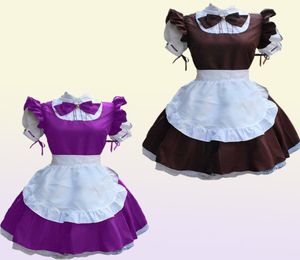 Sexy French Maid Costume Gothic Lolita Dress Anime Cosplay Sissy Maid Uniform Ps Size Halloween Costumes For Women 2021 Y04174230