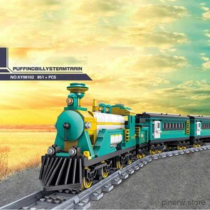 Blocks Technical City Power Train High-Tech Railway Track Building Block Subway fordon Montera tegellekar Toys Gifts for Childrens Adult