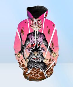 Men039s Hoodies Sweatshirts Print Cartoon Anime Dragon Men Women Pullover Fashion Boy Girl Kids DBZ Streetwear TopsM5352105