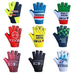 Pro Team 2024 Beskable Cycling Gloves UAE Italy Road Bike Gloves Men Sport Half Fing Finger Anti Slip Mtb Bicycle Glove 240122